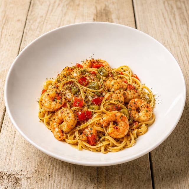 Shrimp Linguine.