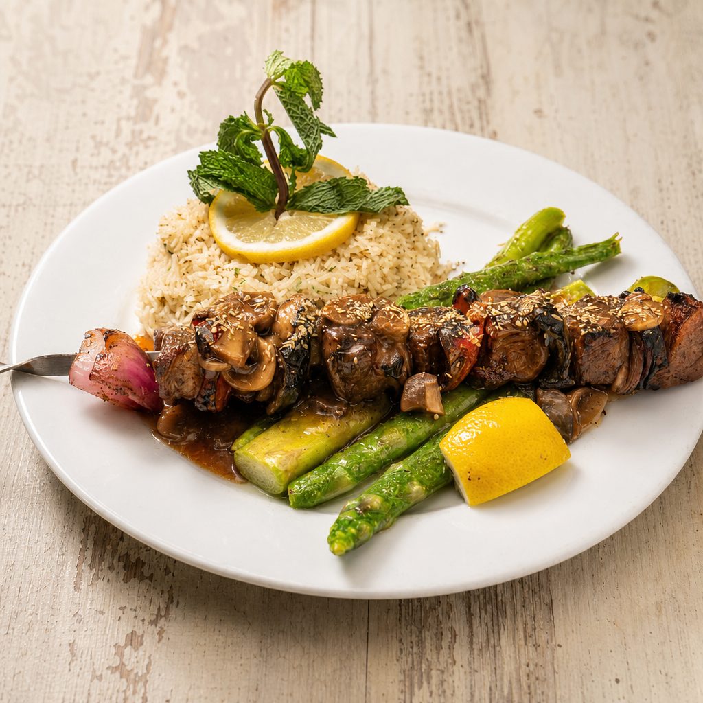 Filet Mignon Kabob.
