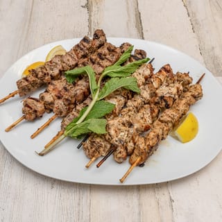 Chicken or Pork Souvlaki Skewers